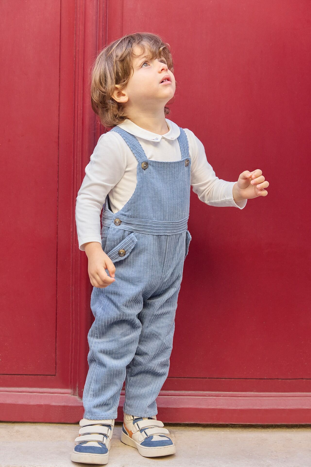 Long Cord Dungaree- Tartine et Chocolat FW25