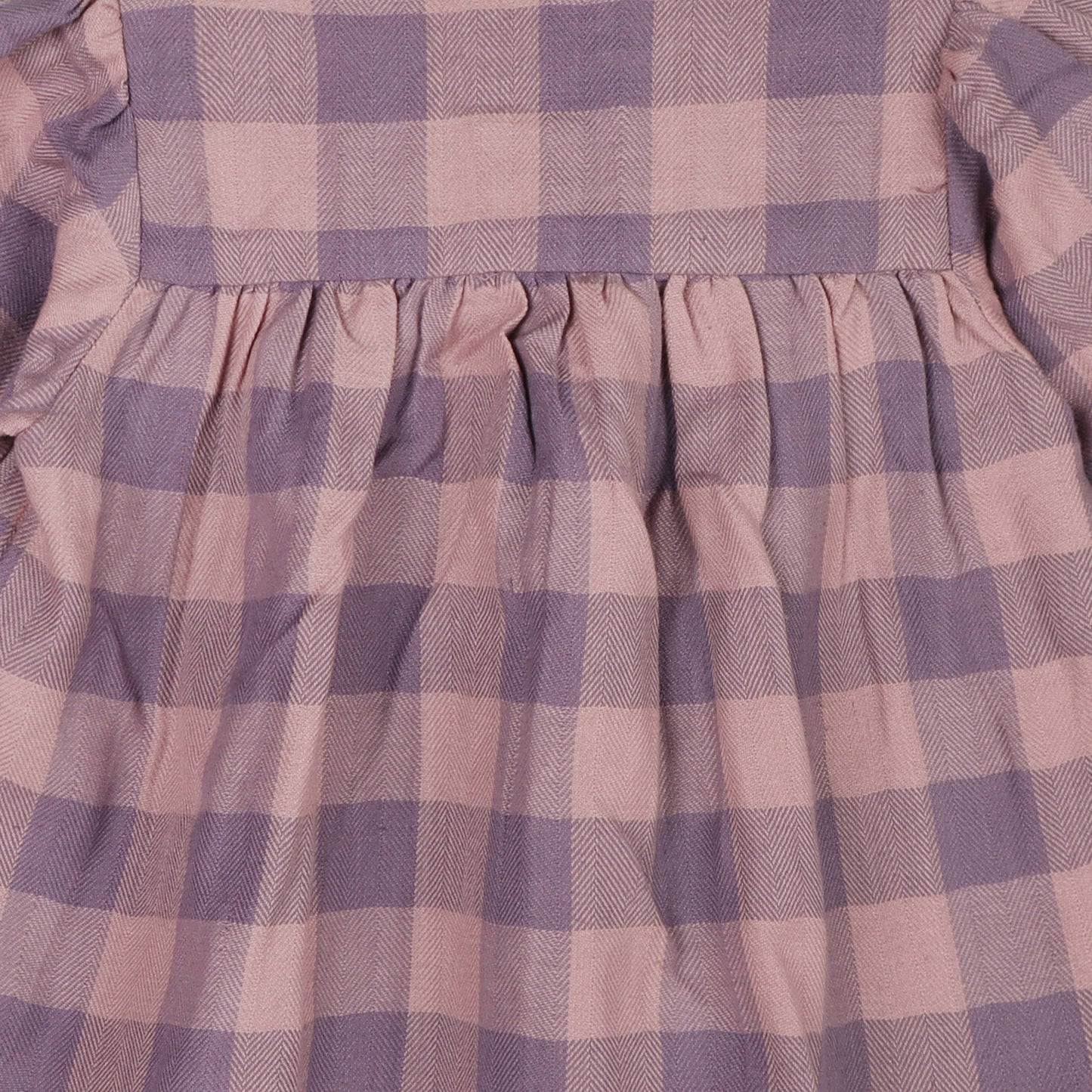 Lace Gingham Baby Dress & Bloomer Set (Organic):Viverano