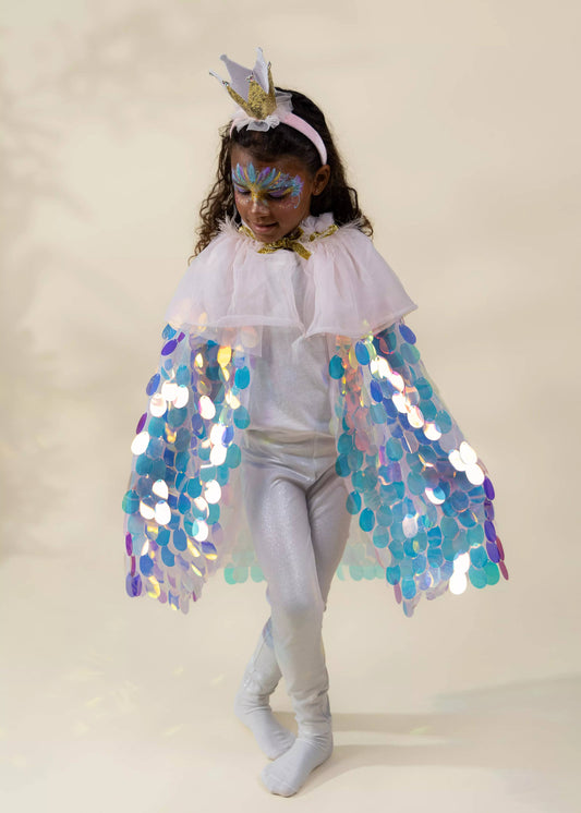Sequins Cape & Crown Costume - Coco Village