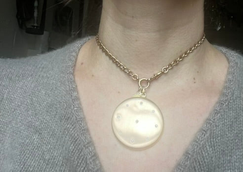 14k Shreve & Co Diamond Locket