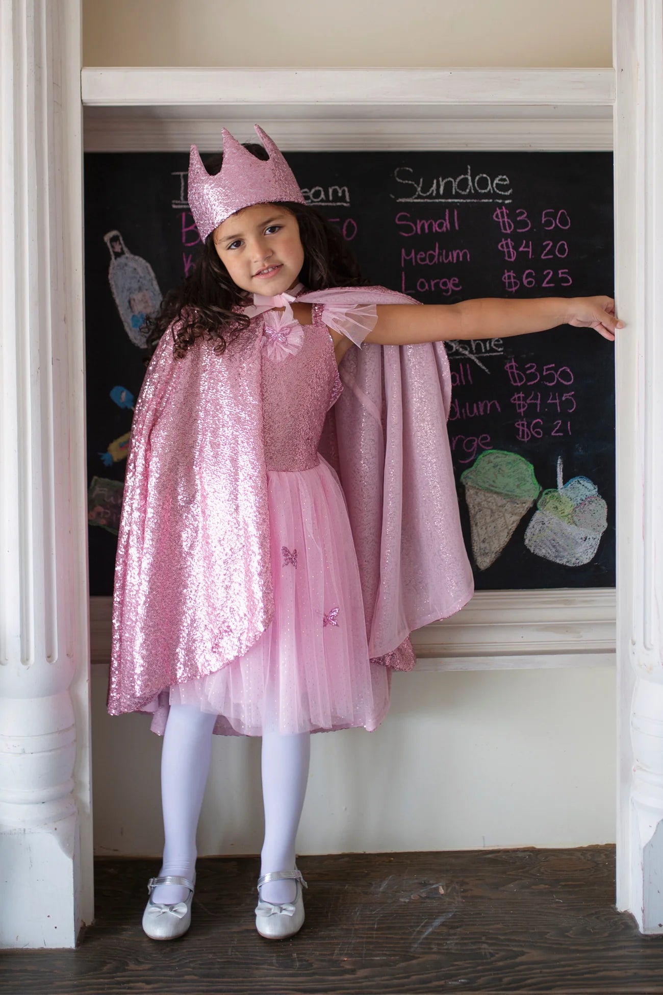 Pink Sequins Butterfly Dress w/ Wings - Creative Education