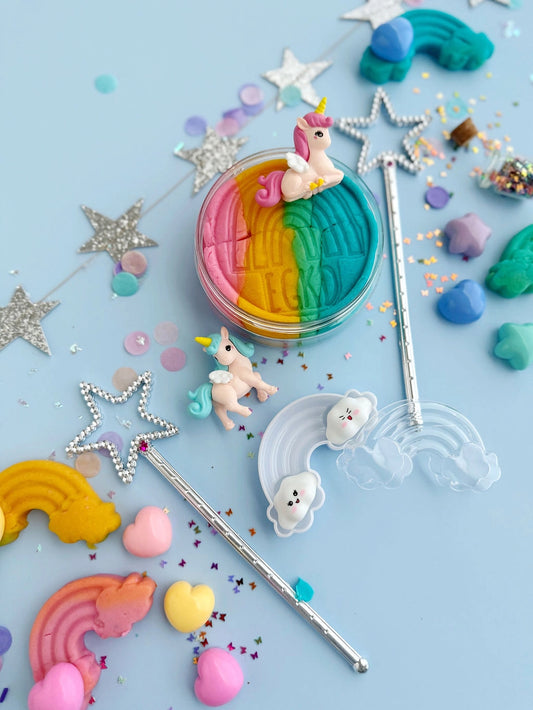 Unicorn Rainbow Sherbert Play Kit - KidDoughs