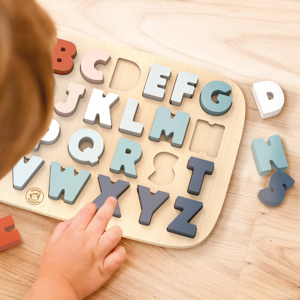 Alphabet Puzzle - Speedy Monkey