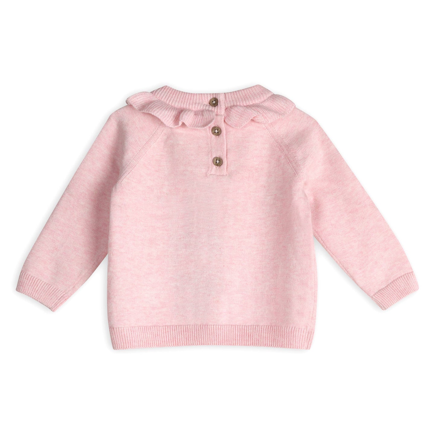 Ruffle Collar & Embroidered Baby Pullover & Pants (Organic):Viverano