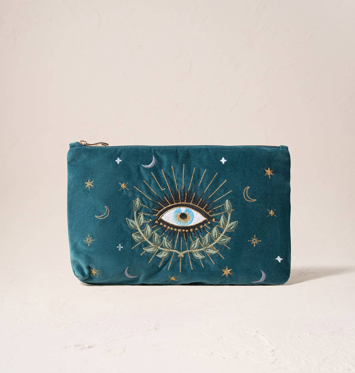 Celestial Eye Everyday Pouch: Rich Blue / Velvet