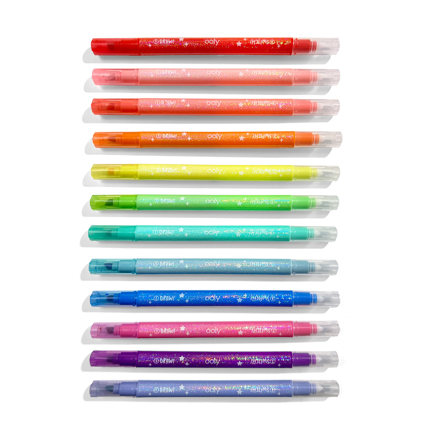 Switch-eroo!: Sparkle Glittery Color-Changing Markers (Set o
