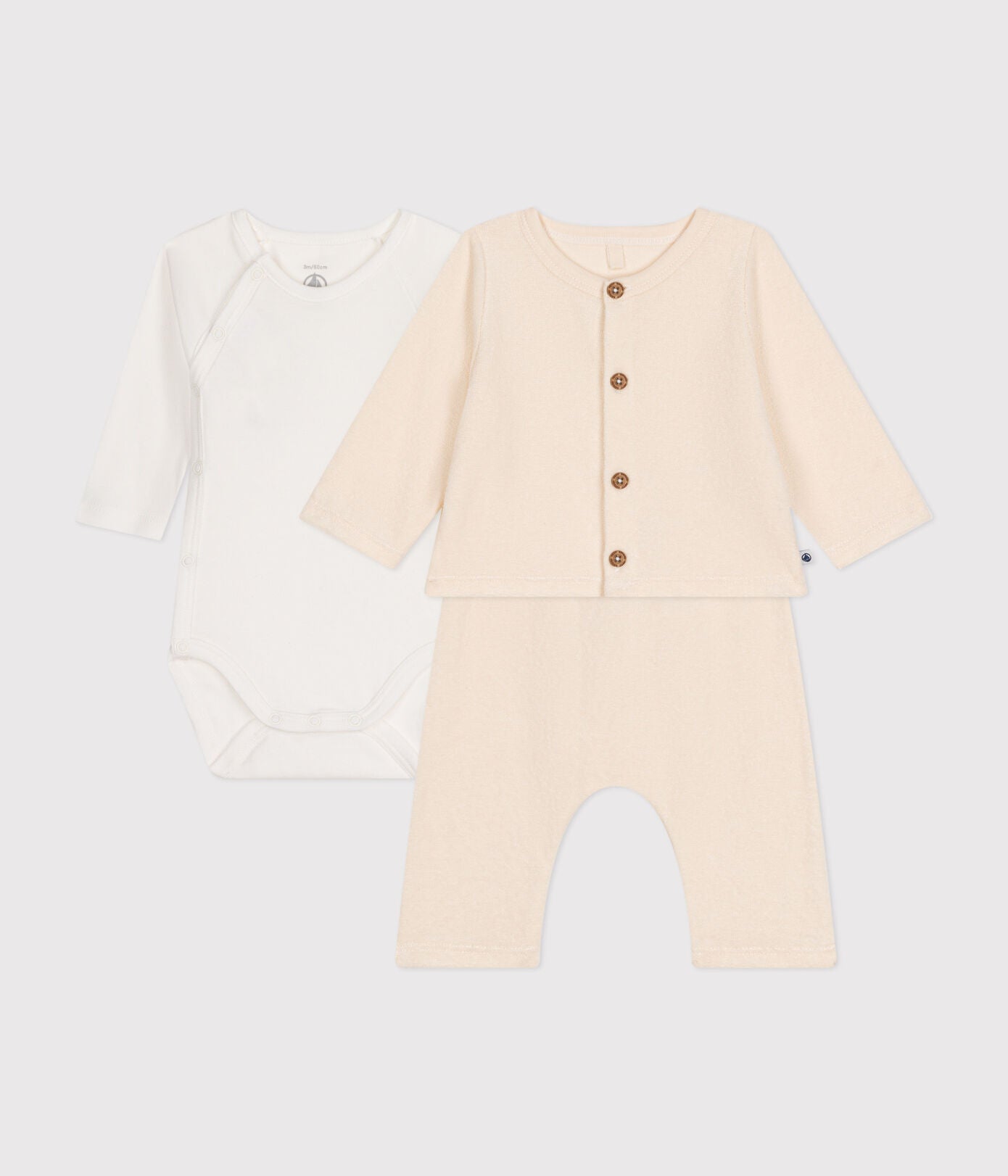 3-Piece Terry Set - Petit Bateau SS24