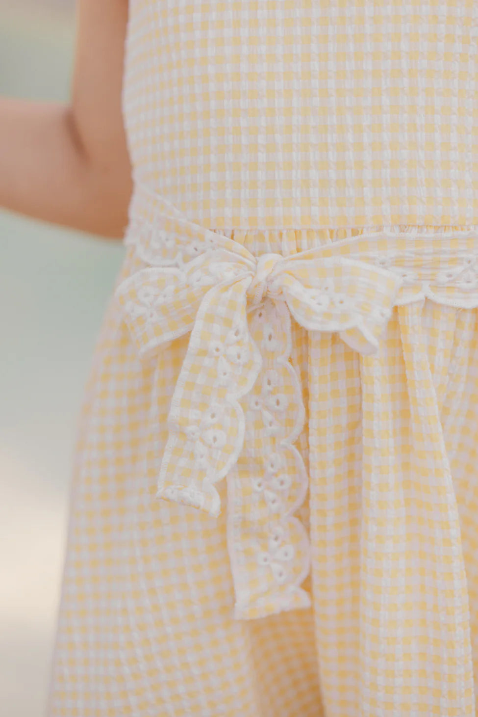 Yellow Gingham SunDress - Tartine et Chocolat SP25