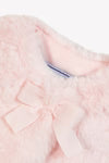 Faux Fur Vest/Bow- Tartine et Chocolat FW25