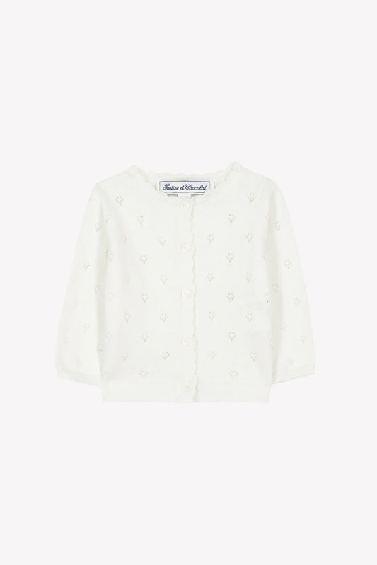 Openwork Cardigan-Tartine et Chocolat SP26