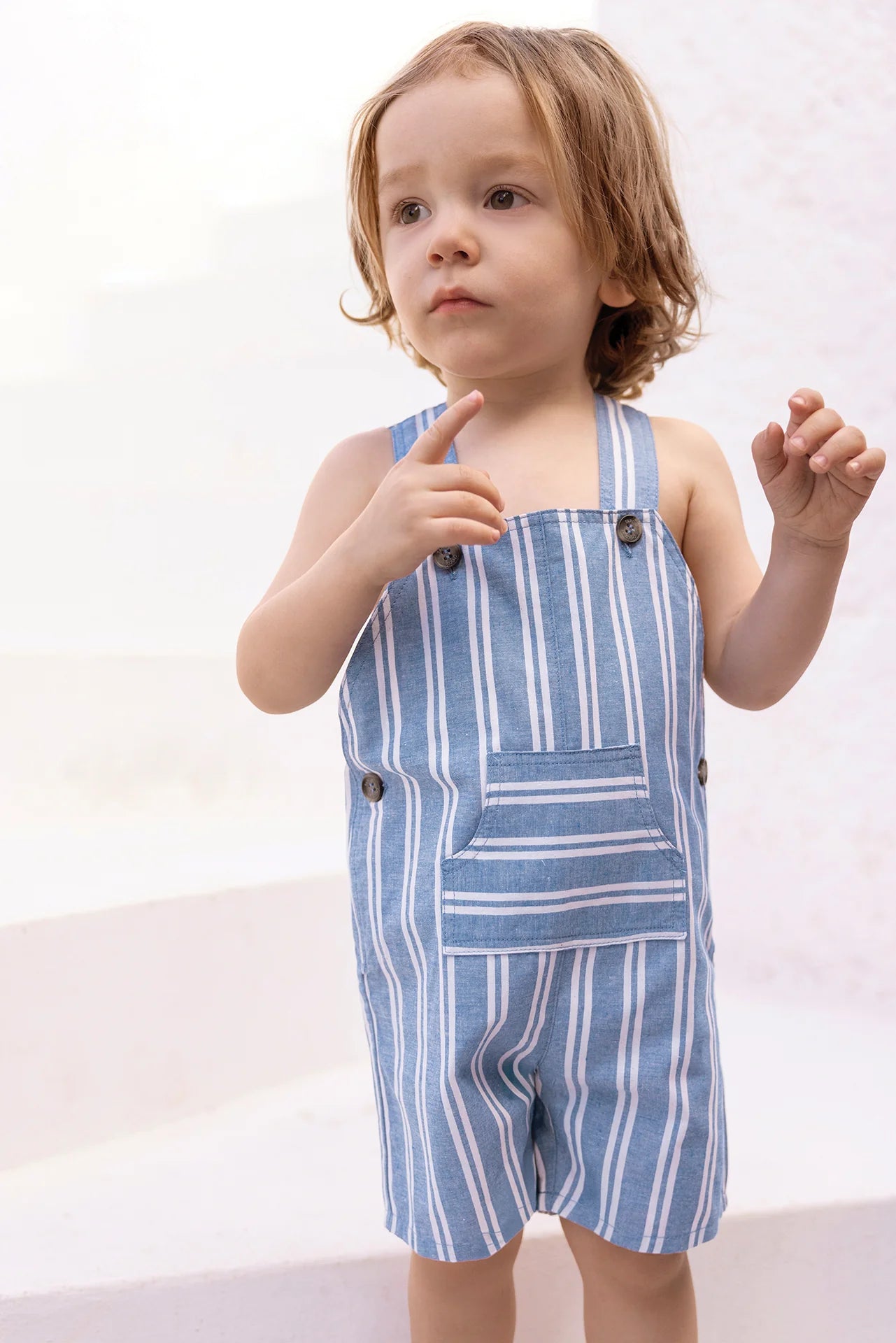 Sport Striped Dungaree-Tartine et Chocolat SP26