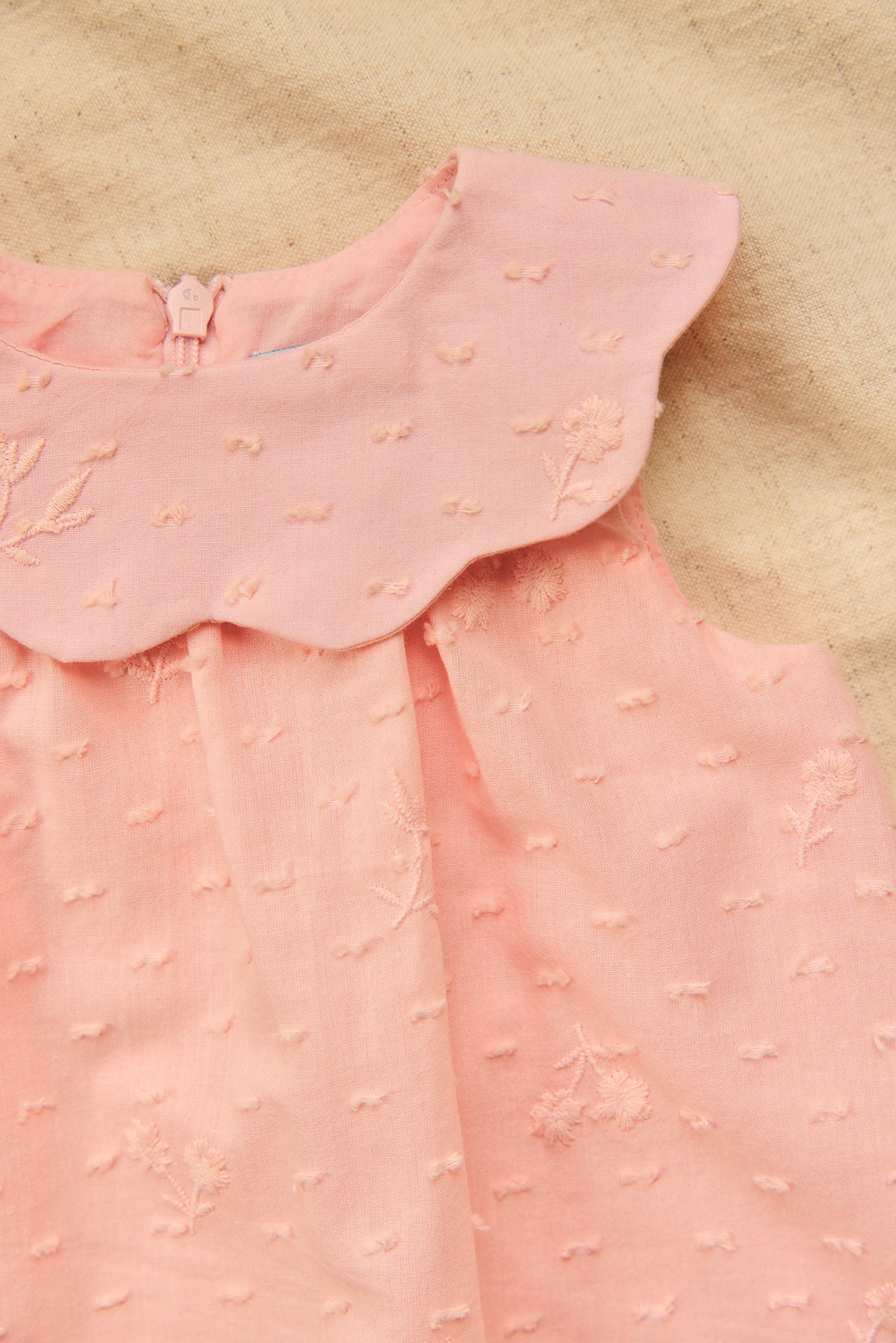 Pink Swiss Dot Dress-Tartine et Chocolat SP26