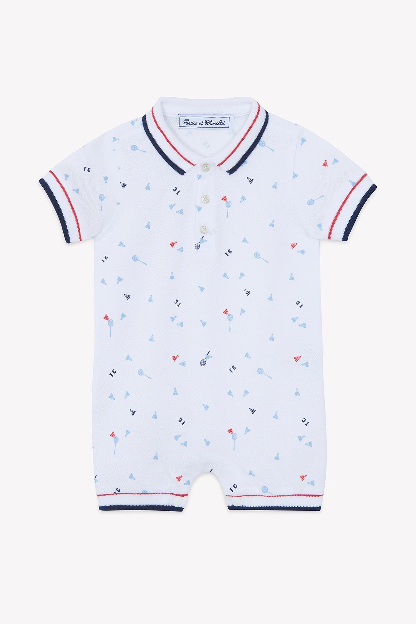 Badminton Polo Romper-Tartine et Chocolat SP26