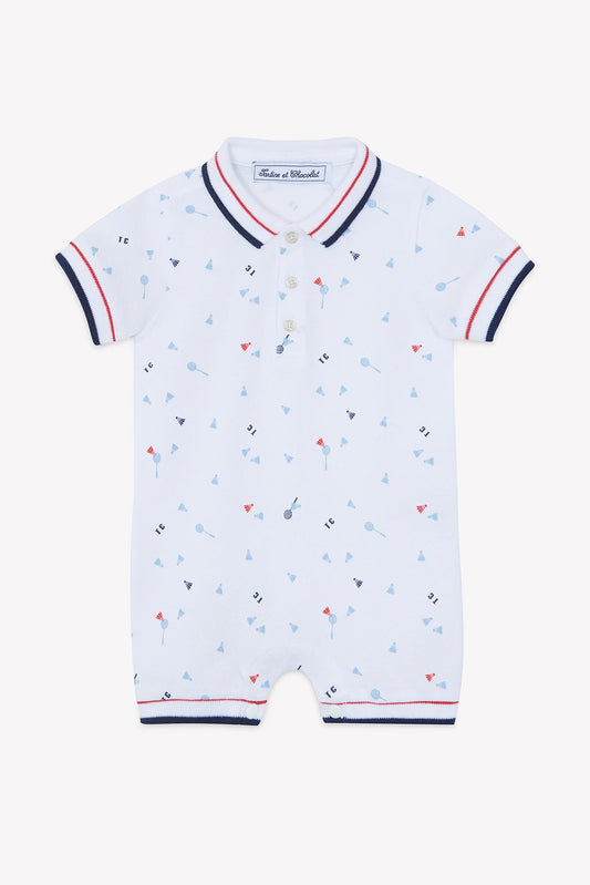 Badminton Polo Romper-Tartine et Chocolat SP26