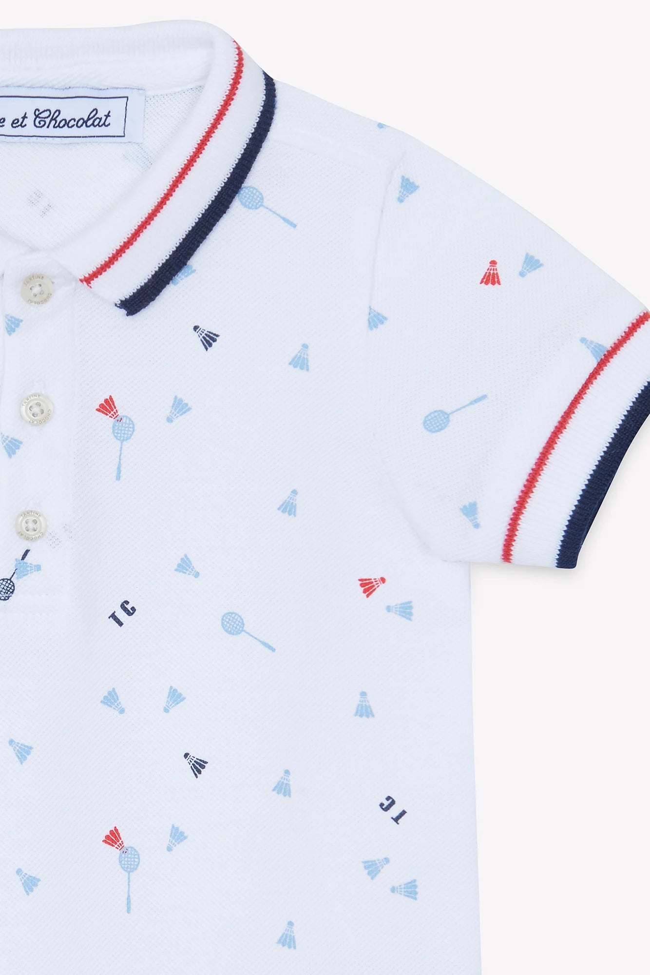 Badminton Polo Romper-Tartine et Chocolat SP26