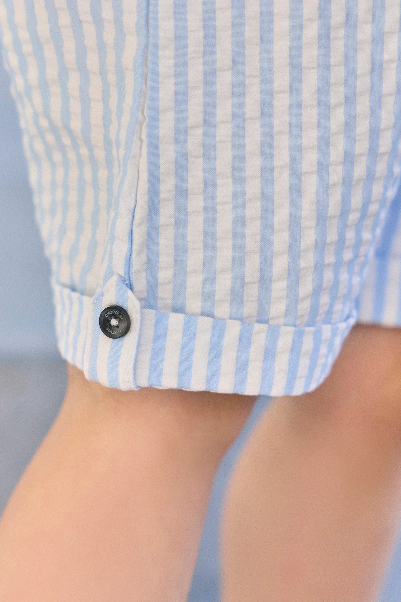 Seersucker Romper-Tartine et Chocolat SP26