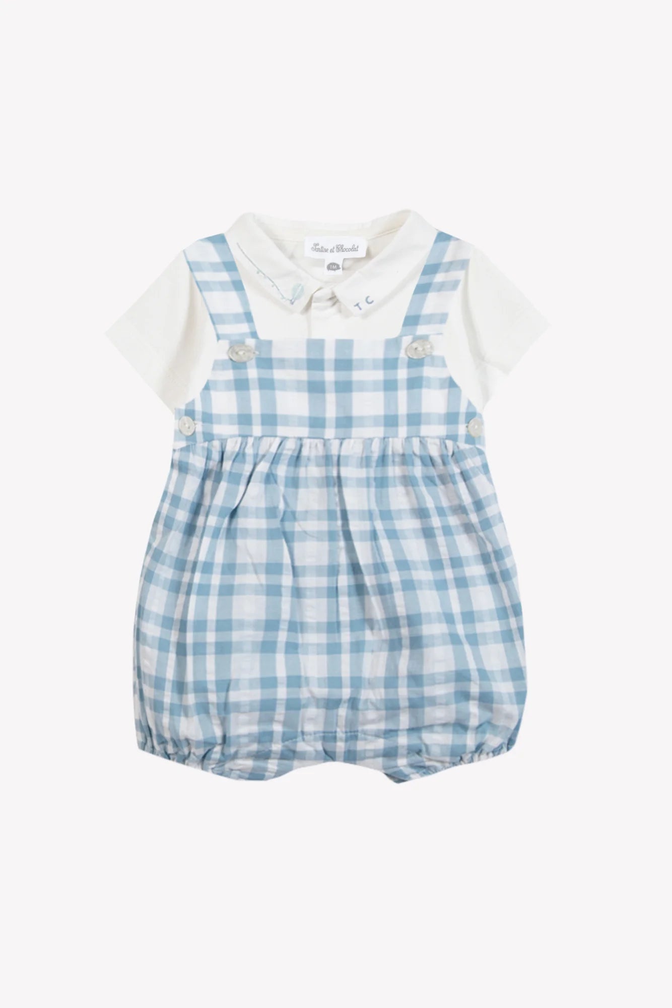 2pc Checked Shortall-Tartine et Chocolat SP26
