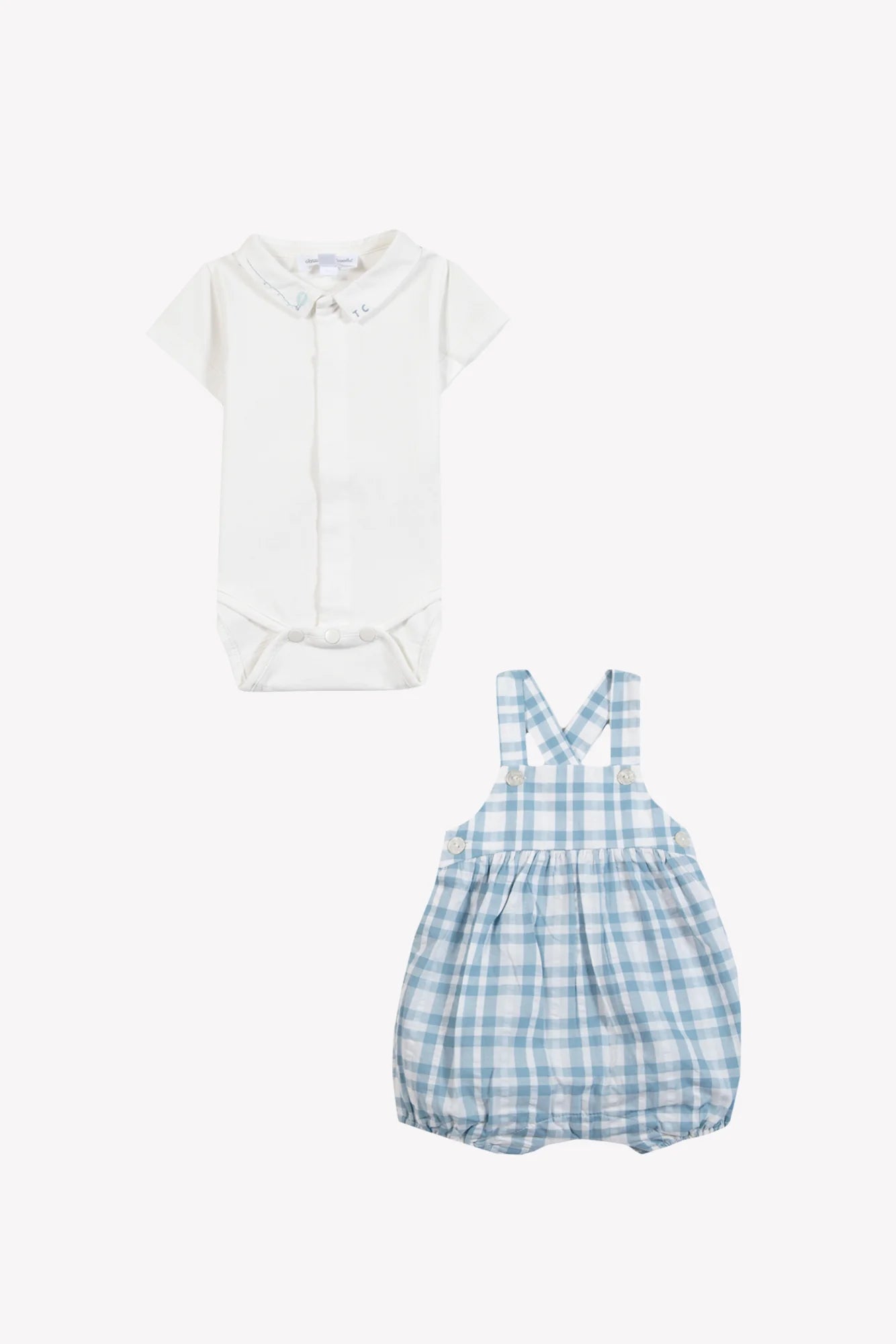 2pc Checked Shortall-Tartine et Chocolat SP26