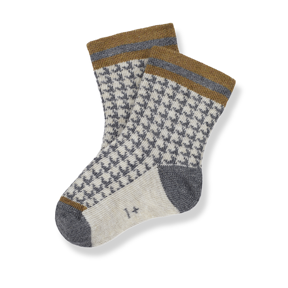 Houndstooth Socks - One More in the Family FW24