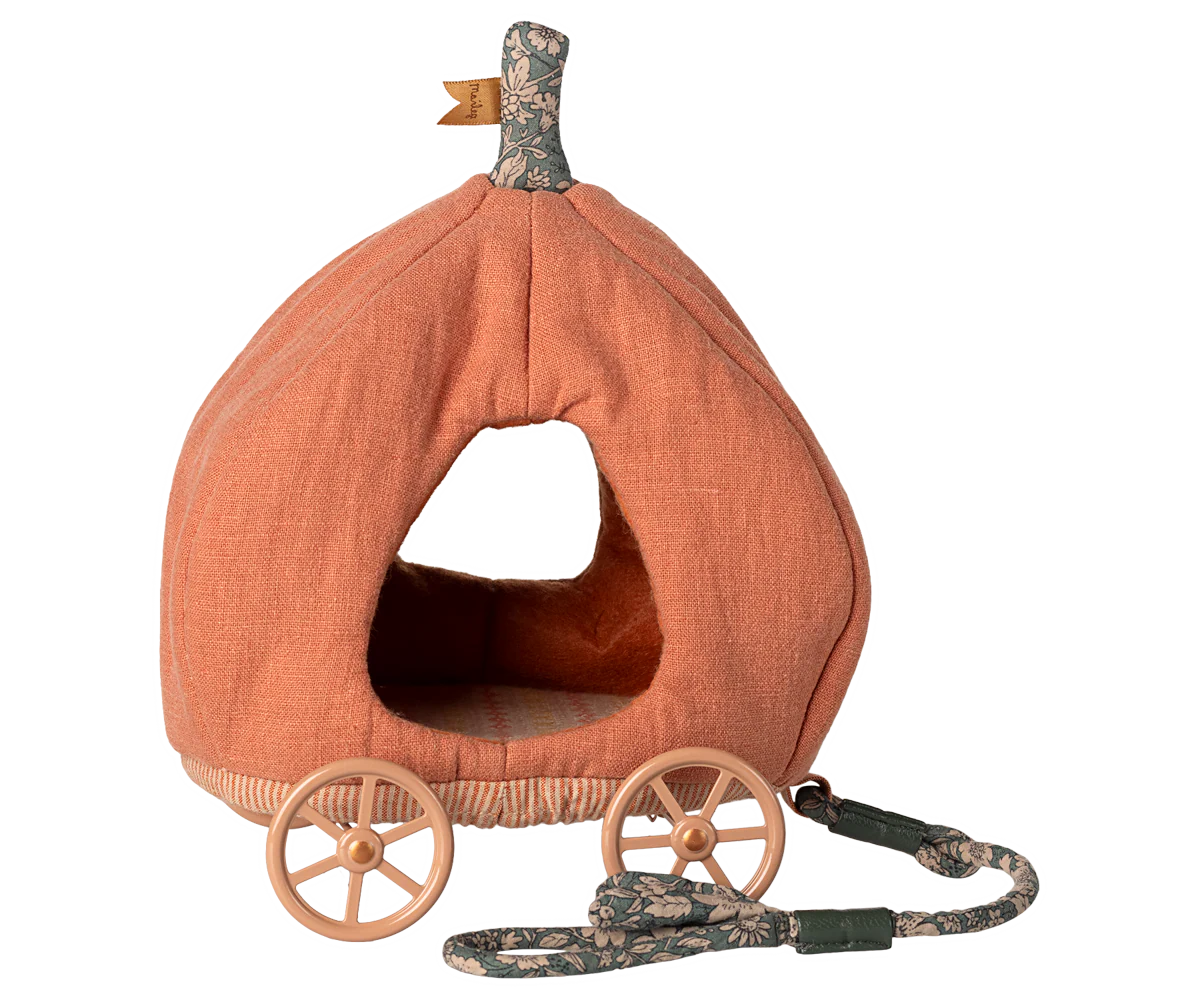 Mouse Pumpkin Carriage - Maileg