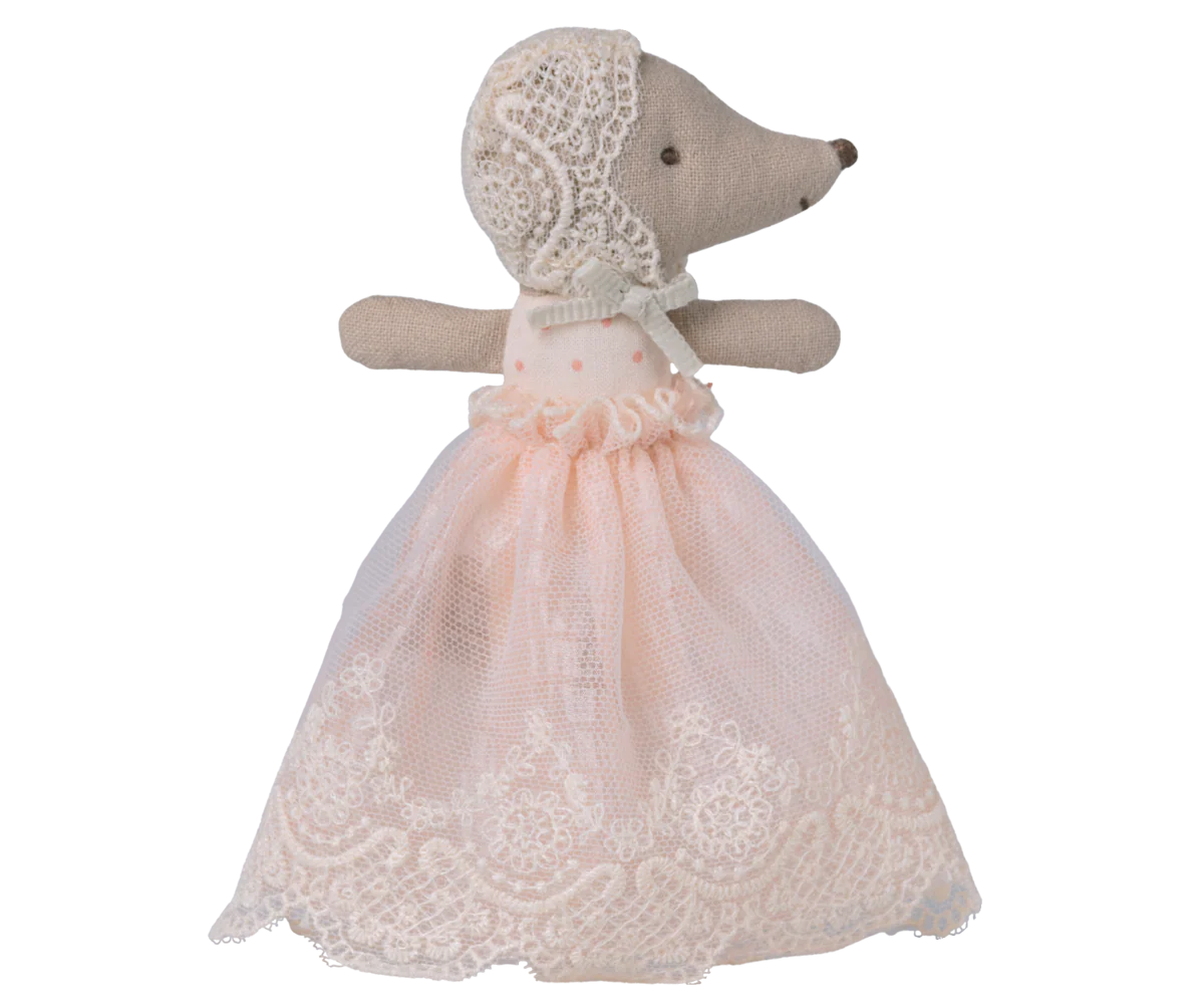 Baby Mouse in Gown- Maileg