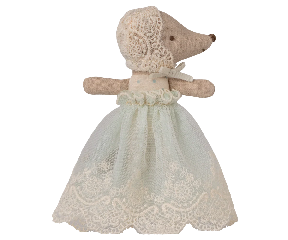 Baby Mouse in Gown- Maileg