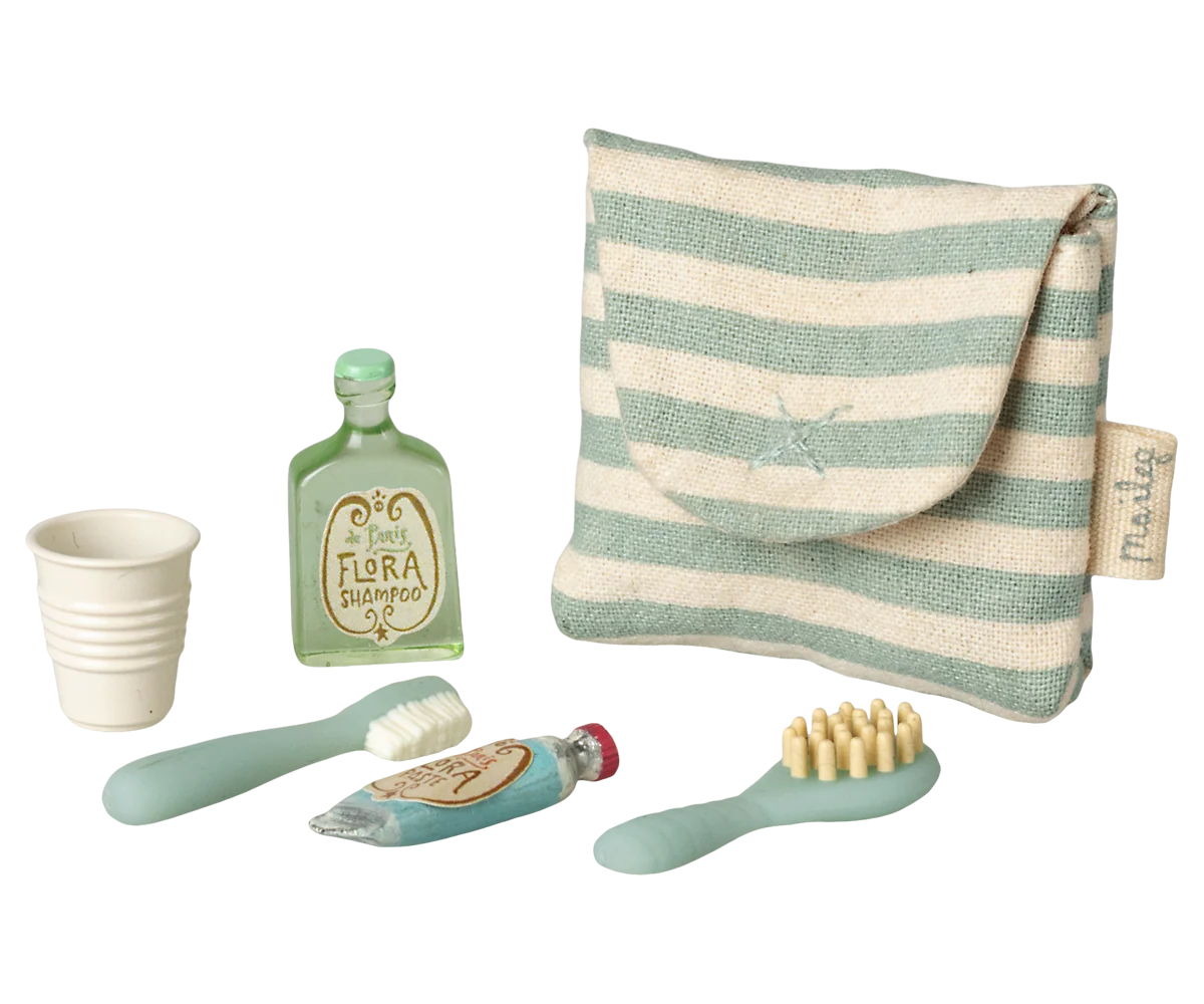 Mouse Toothbrush Set in Bag - Maileg