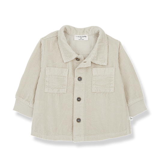 Oatmeal Corduroy Button Down - One More in the Family FW24