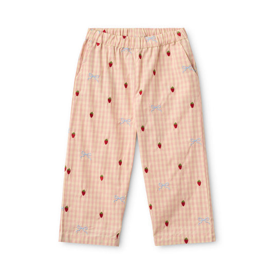Dolly Gingham Bow Pant- Floss SP26