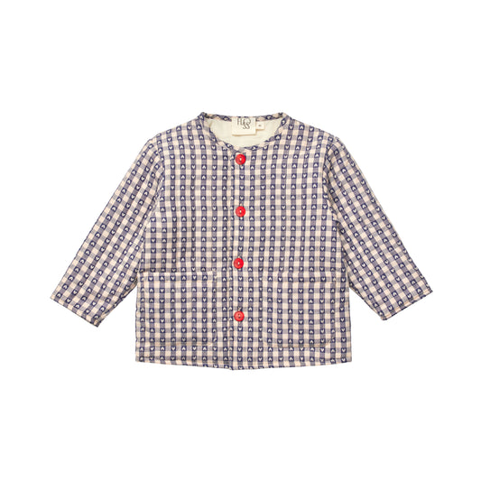 Selma Checkered Heart Jacket - Floss