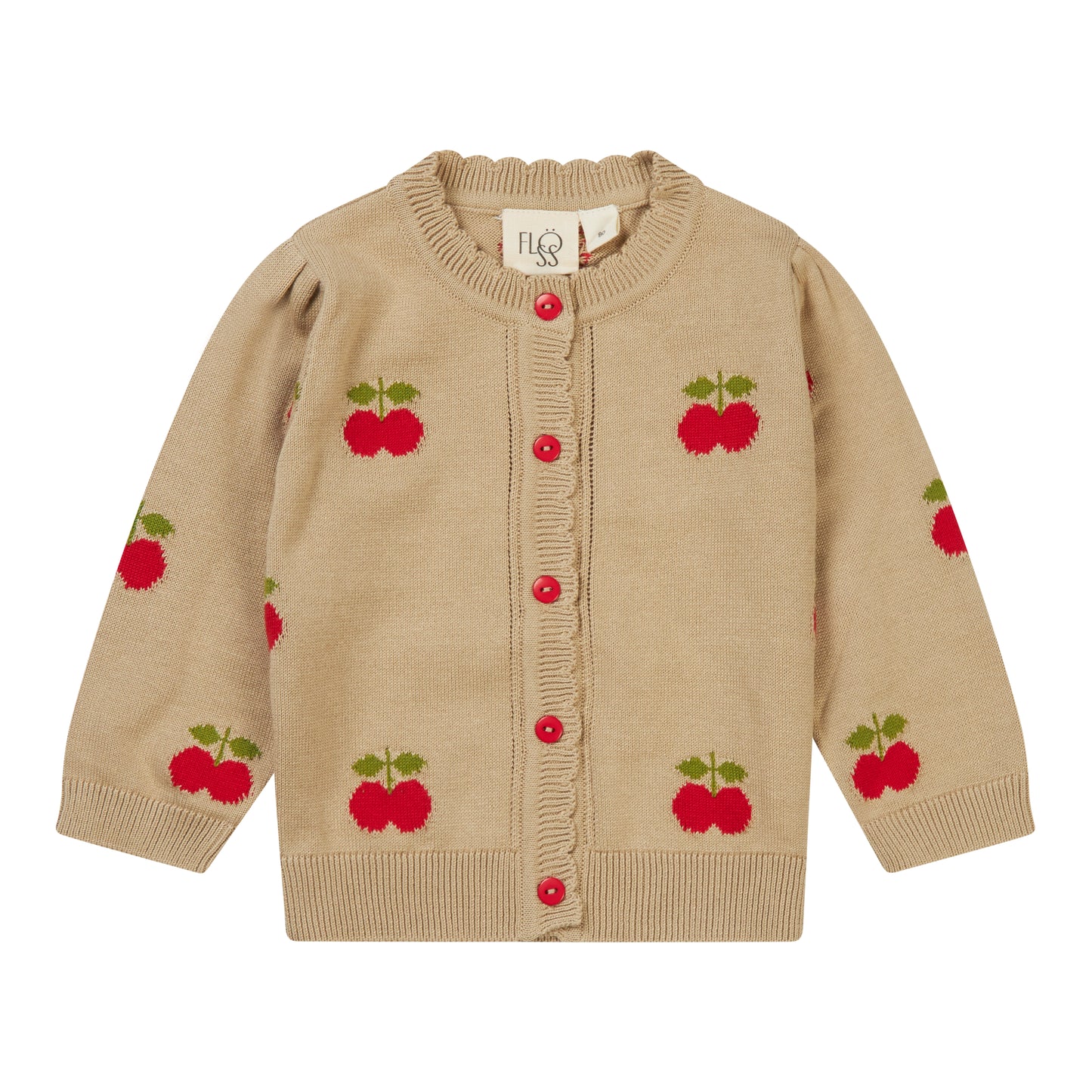 Barbara Cherries Cardigan - Floss