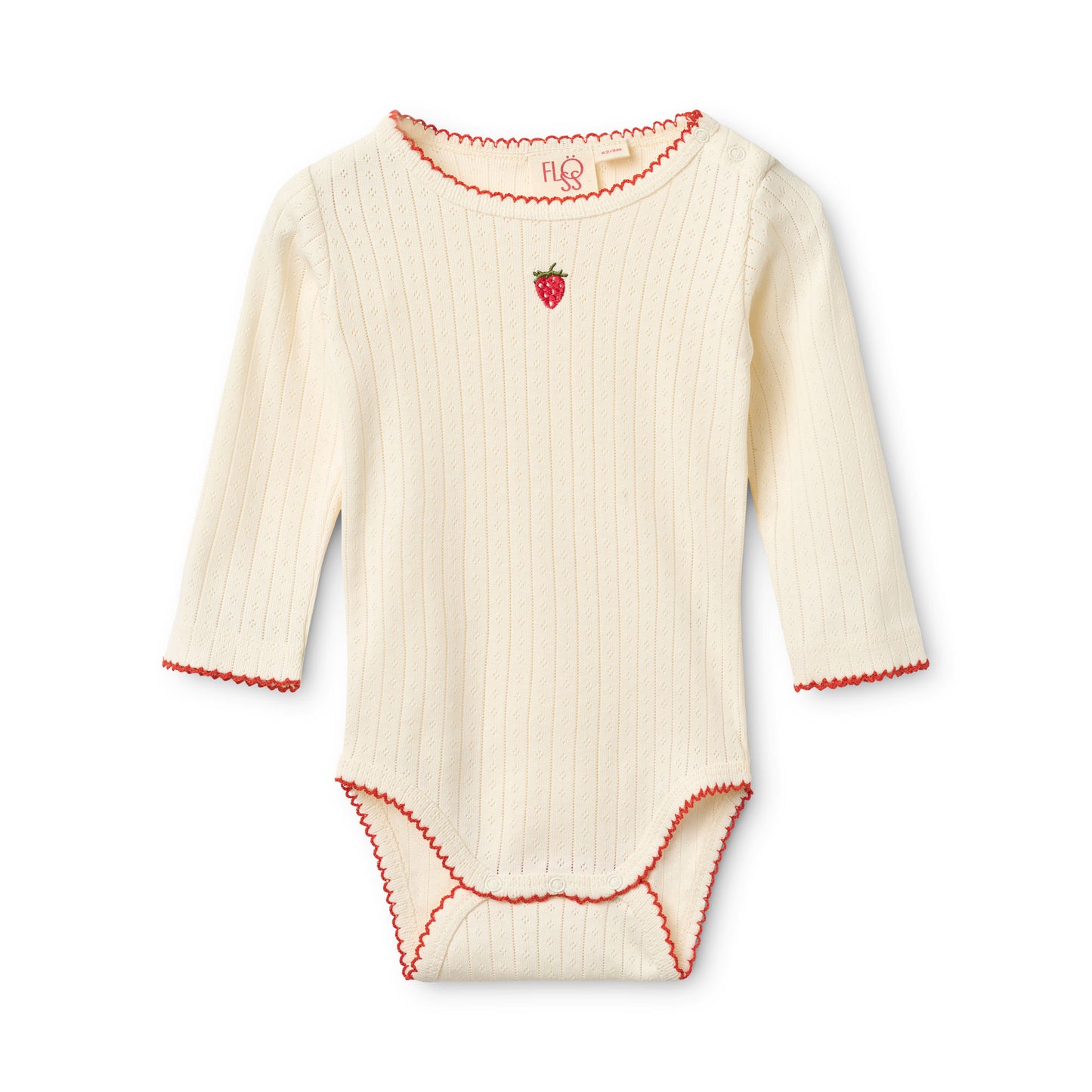 Flora Pointelle Strawberry Body- Floss SP26