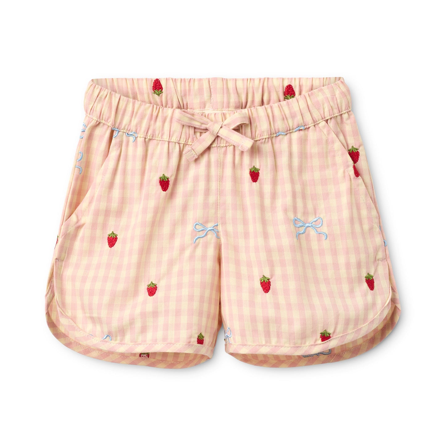 Dolly Gingham Bow Short- Floss SP26