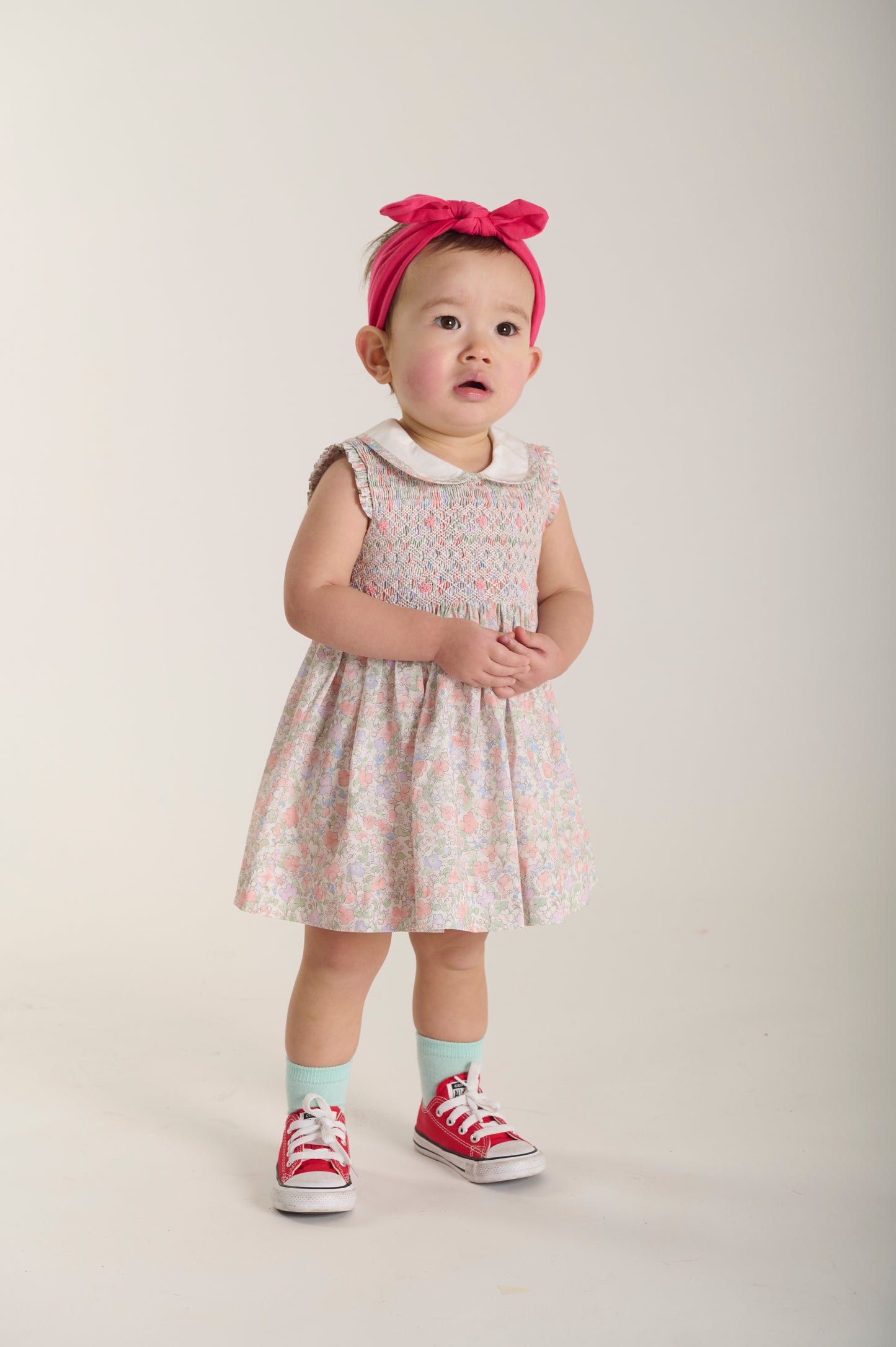 Flora Pastel Smocked Dress - Question Everything Sp26