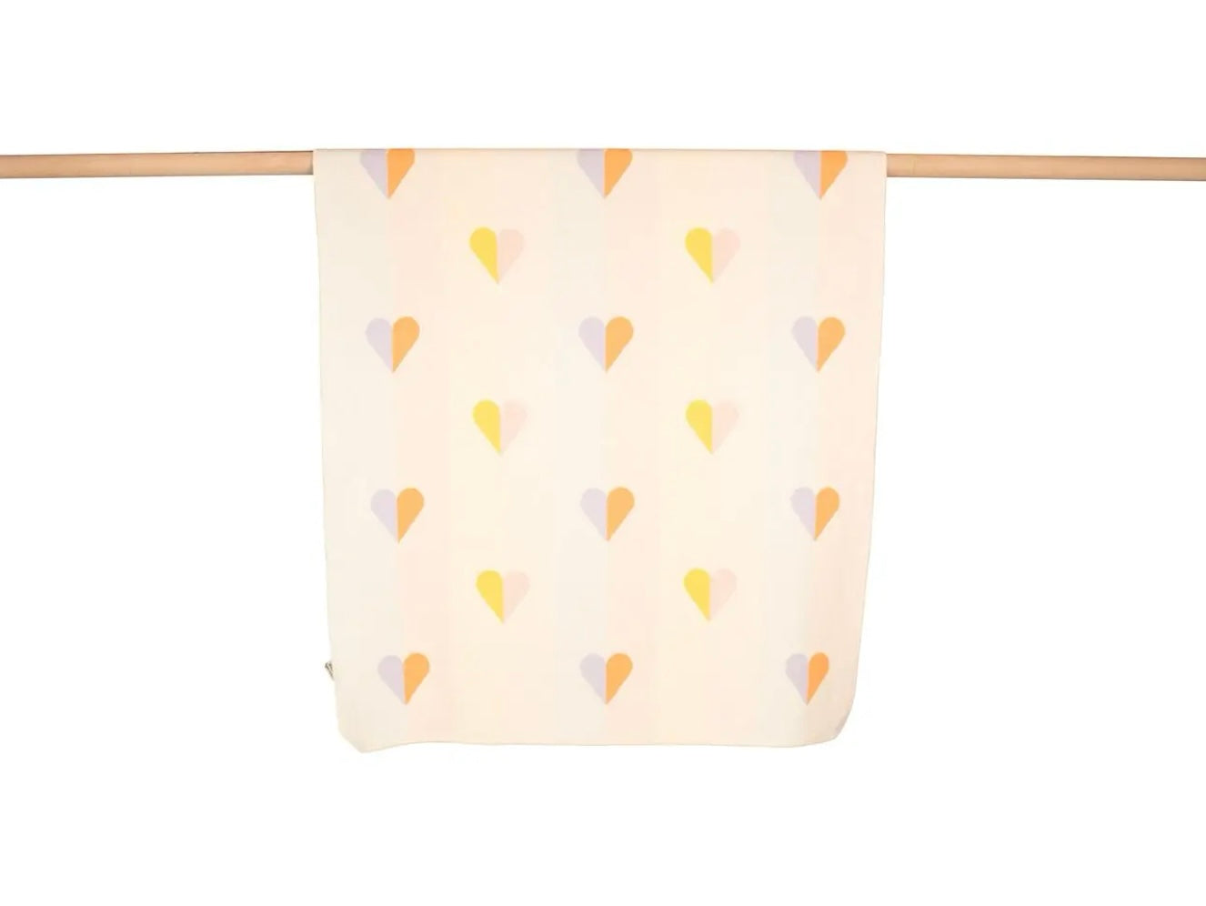 Multicolor Hearts Toddler Blanket - David Fussenegger