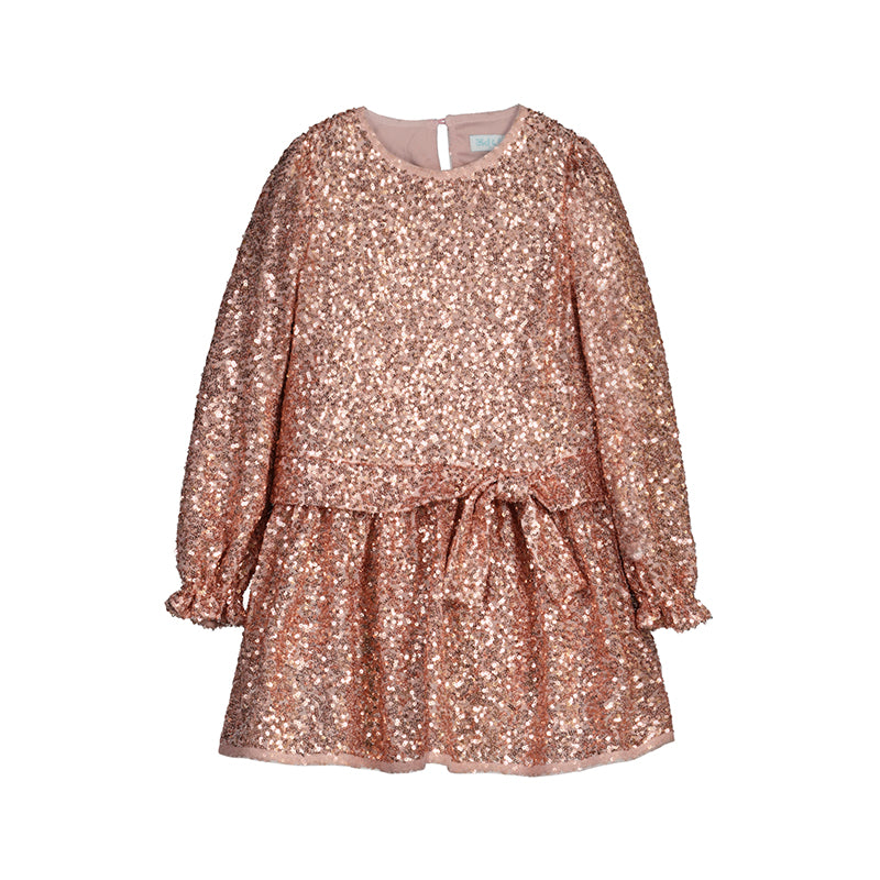 Pink Sequin Dress-abel & lula FW25