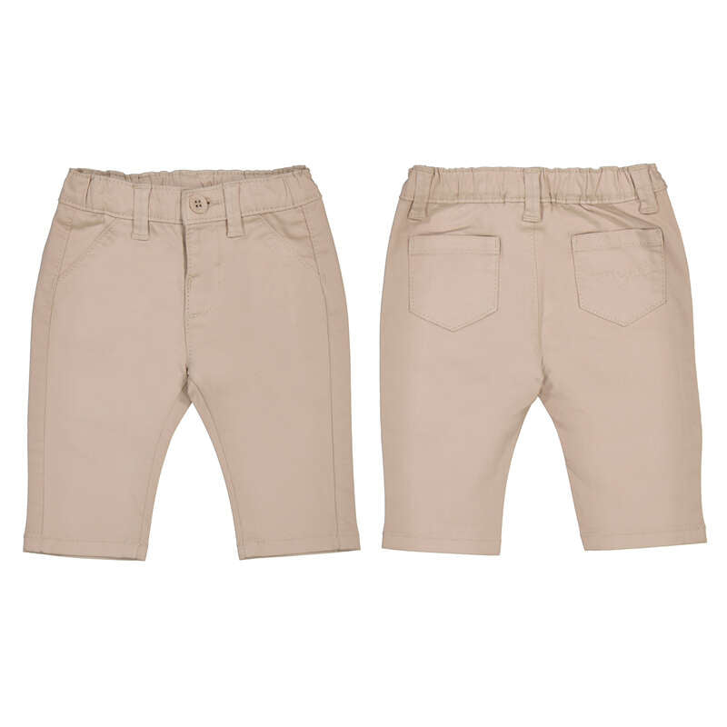 Khaki Twill Trousers-Mayoral SP26