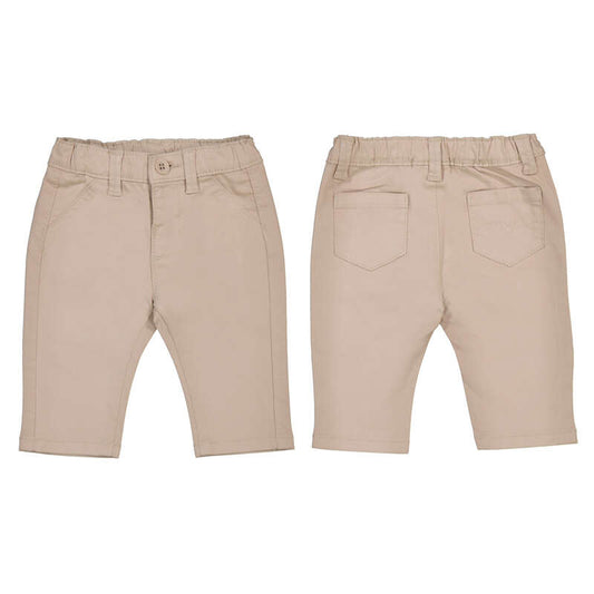 Khaki Twill Trousers-Mayoral SP26