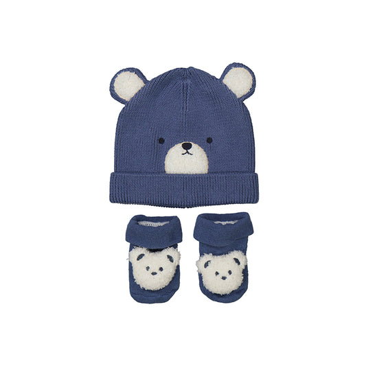 Teddy Hat/Sock Set- Mayoral FW24