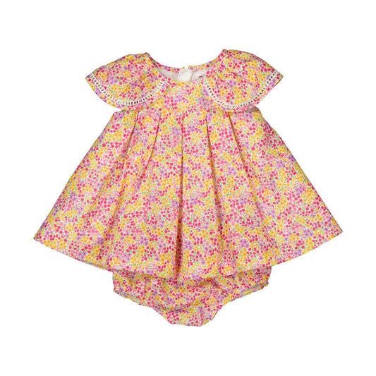 Spotted Floral Dress- Mayoral SP26