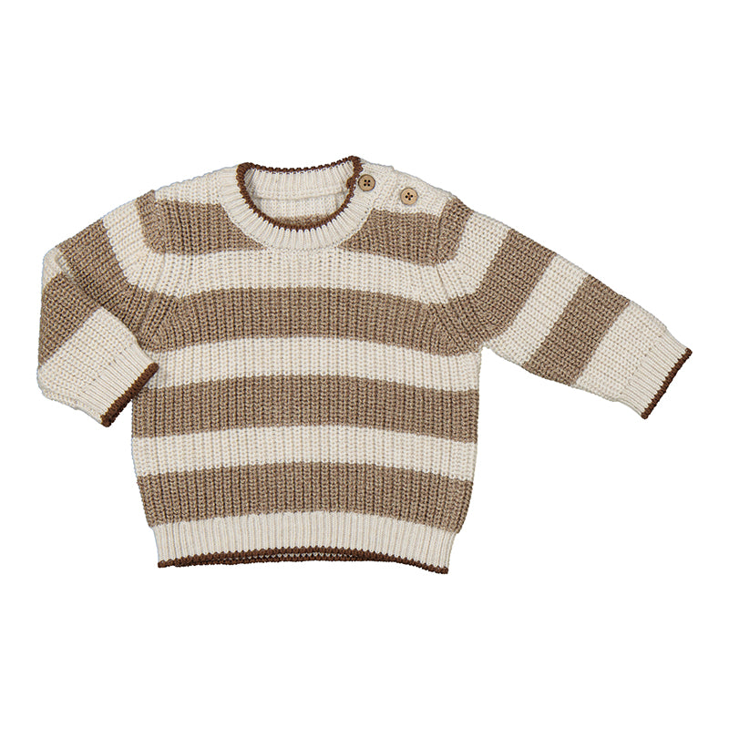 Striped Crew Sweater- Mayoral FW24