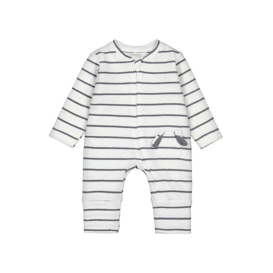 Striped Zip Romper w Ears-Mayoral SP26