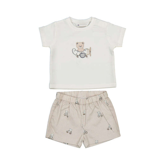 Airplane Bear 2pc Short Set - Mayoral SP26
