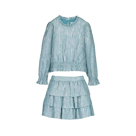 Pleated Skirt Set-abel & lula FW25