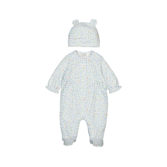 2pc Floral Footie/Hat-Mayoral SP26