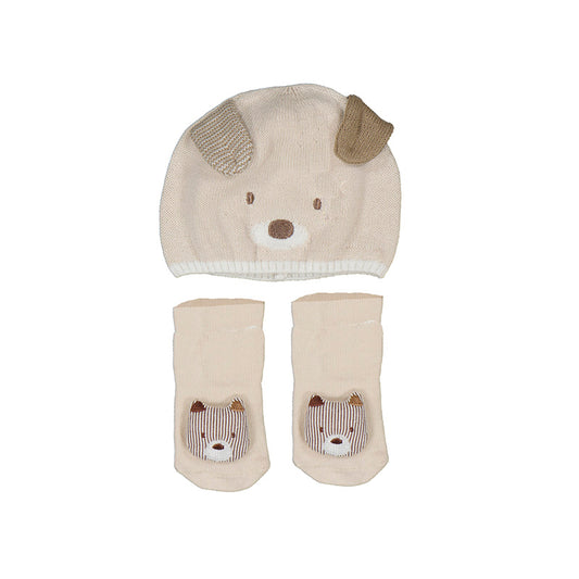 Knit Hat/SOck Set Doggie-Mayoral SP25