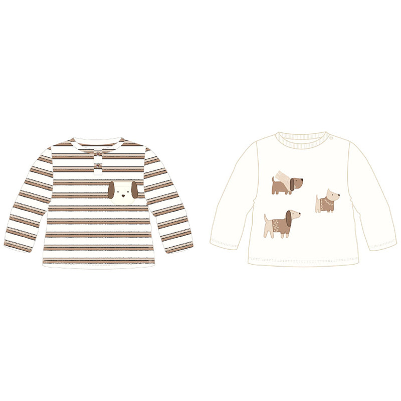 LS 3 Dogs in Sweaters Shirt- Mayoral FW25