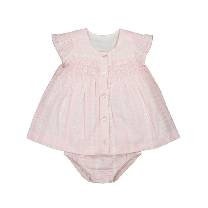 Pink Daisy Chain Dress-Mayoral SP26