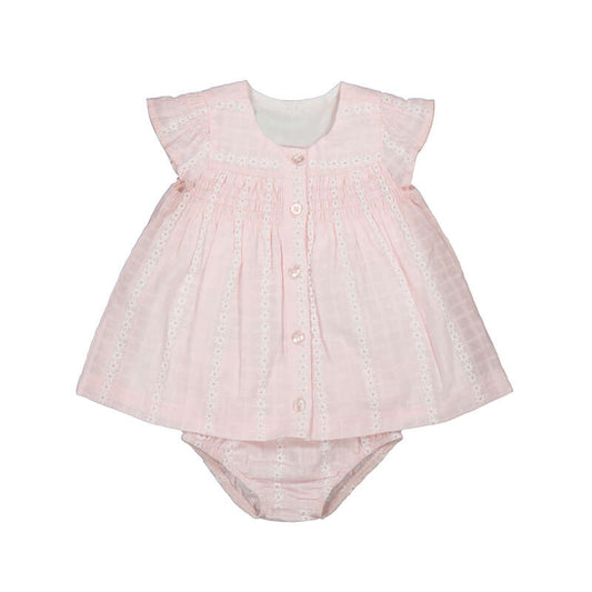 Pink Daisy Chain Dress-Mayoral SP26