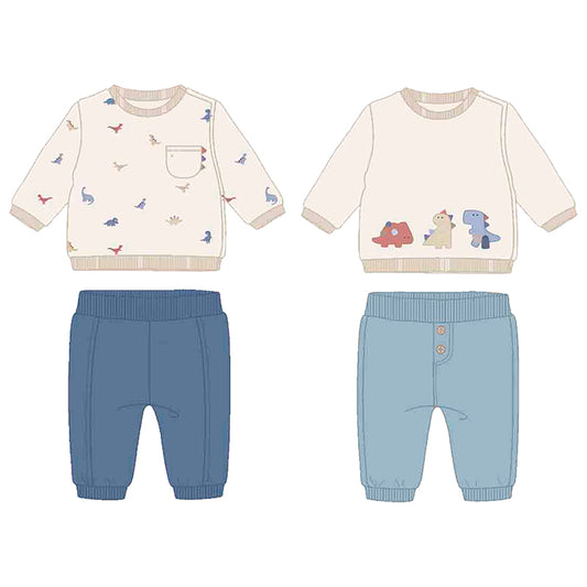 2pc Maxi Dino Sweatsuit- Mayoral FW25